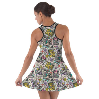 Cotton Racerback Dress - Mouse & Friends Garden Seed Packets