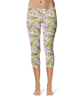 Sport Capri Leggings - Floral Heimlich A Bug's Life