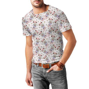 Men's Cotton Blend T-Shirt - Minnie Mouse with Daisies