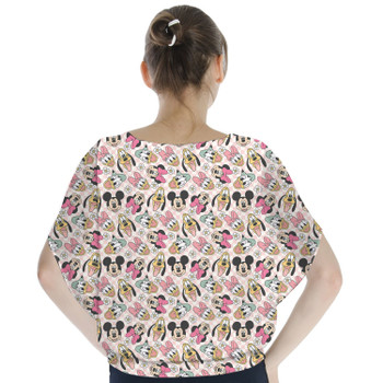 Batwing Chiffon Top - Spring Mickey and Friends