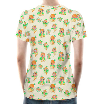 Women's Cotton Blend T-Shirt - Little Orange Bird