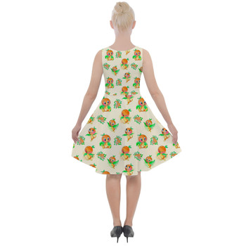 Skater Dress with Pockets - Little Orange Bird