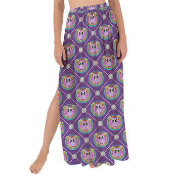 Maxi Sarong Skirt - Geometric Figment