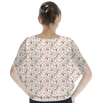 Batwing Chiffon Top - Mickey & Friends Easter Spring Fun