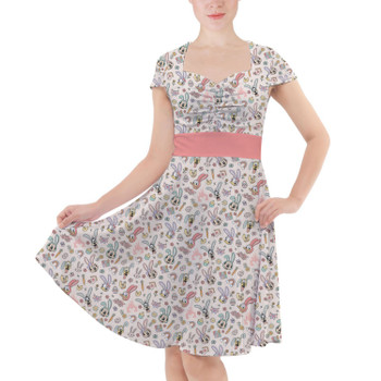 Sweetheart Midi Dress - Mickey & Friends Easter Spring Fun