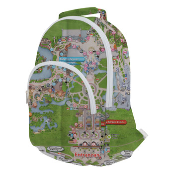 Pocket Backpack - Magic Kingdom Map