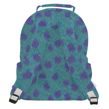 Pocket Backpack - Sully Fur Monsters Inc Inspired