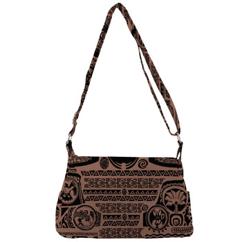 Shoulder Pocket Bag - Maui Tattoos Moana Inspired