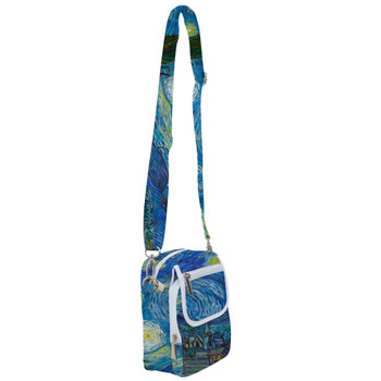 Belt Bag with Shoulder Strap - Van Gogh Starry Night