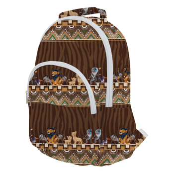 Pocket Backpack - Tribal Stripes Lion King Inspired