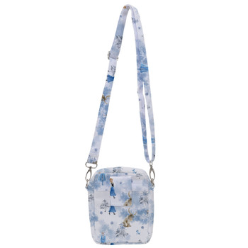 Belt Bag with Shoulder Strap - Winter Landscape Frozen Inspired