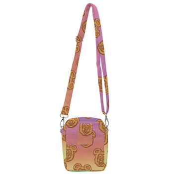 Belt Bag with Shoulder Strap - Mickey Waffles Rainbow