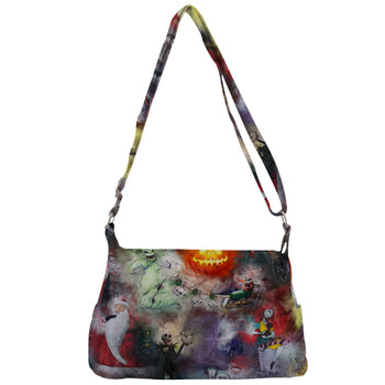 Shoulder Pocket Bag - Watercolor Nightmare Before Christmas