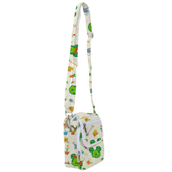 Belt Bag with Shoulder Strap - Flower & Garden Festival