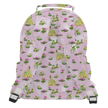 Pocket Backpack - Watercolor Princess Tiana & The Frog