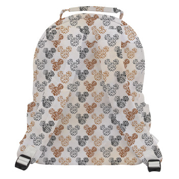 Pocket Backpack - Safari Mickey Ears