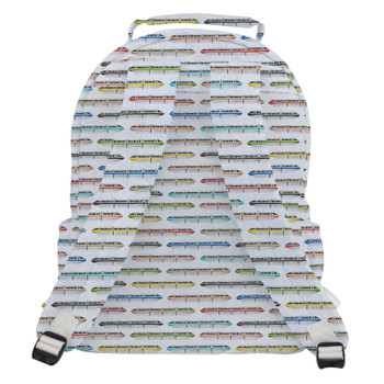 Pocket Backpack - Disney Monorail Rainbow