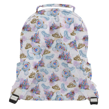Pocket Backpack - Watercolor Cinderella