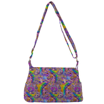 Shoulder Pocket Bag - Figment Watercolor Rainbow