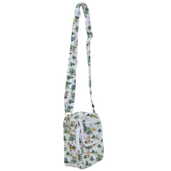 Belt Bag with Shoulder Strap - Christmas Disney Forest