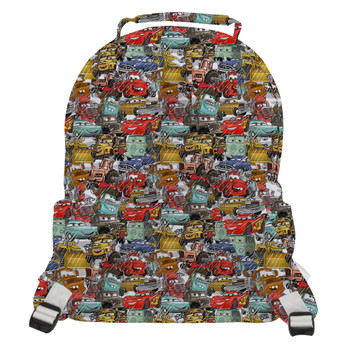 Pocket Backpack - Pixar Cars Sketched