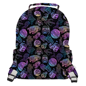 Pocket Backpack - Star Wars Watercolor Mandalas