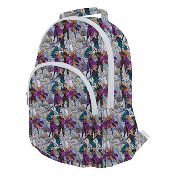 Pocket Backpack - Frozen Sketched
