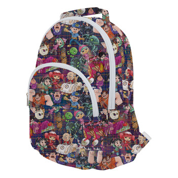 Pocket Backpack - Wreck It Ralph Sketched