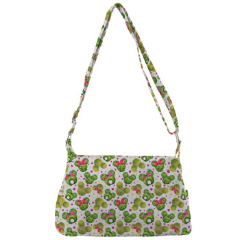 Shoulder Pocket Bag - Mickey & Minnie Topiaries