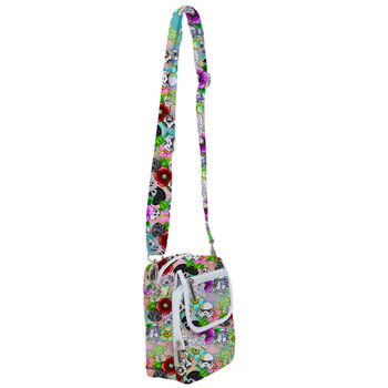Belt Bag with Shoulder Strap - Sketched Floral Star Wars