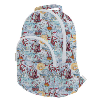 Pocket Backpack - Santa Jack with Sally & Zero