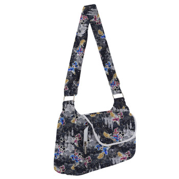 Shoulder Pocket Bag - Watercolor Halloween Mickey & Minnie