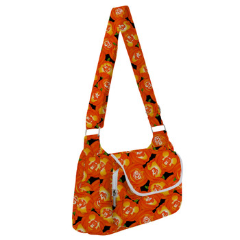 Shoulder Pocket Bag - Disney Carved Pumpkins