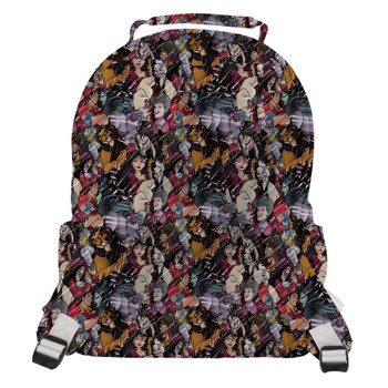 Pocket Backpack - Disney Villains Sketched