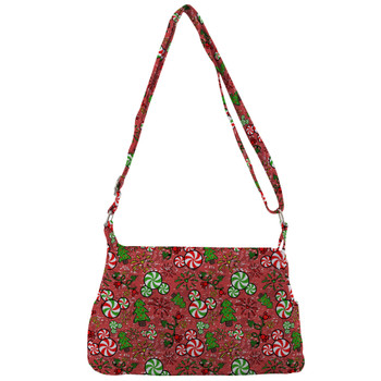 Shoulder Pocket Bag - Christmas Sketched Mouse Ears