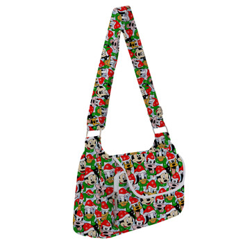 Shoulder Pocket Bag - Mickey & Friends Santa Hats