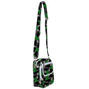 Belt Bag with Shoulder Strap - Superhero Stitch - Hulk