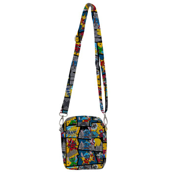 Belt Bag with Shoulder Strap - Superhero Stitch - Comic Book