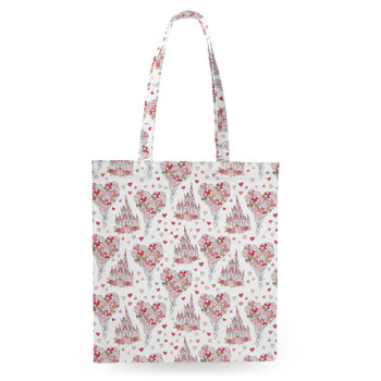 Tote Bag - Valentine Disney Castle