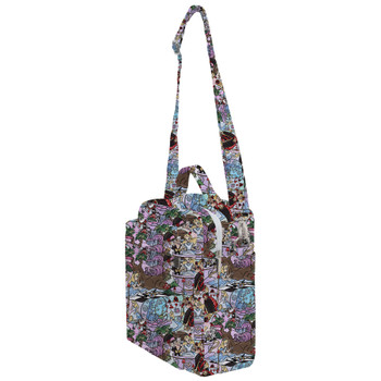 Crossbody Bag - Alice in Glitter Wonderland