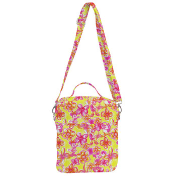 Crossbody Bag - Neon Tropical Floral Mickey & Friends