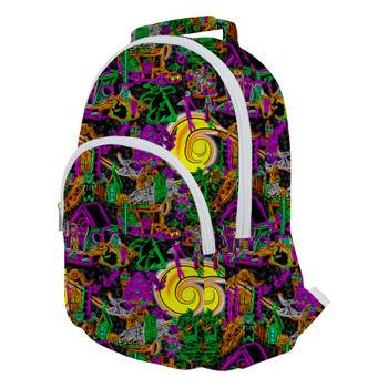 Pocket Backpack - Neon Halloween Nightmare