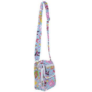 Belt Bag with Shoulder Strap - Pool Floats Princesses