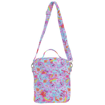 Crossbody Bag - Neon Rainbow Stitch