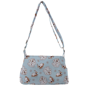 Shoulder Pocket Bag - Christmas Snow Angel Holiday Olaf