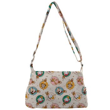Shoulder Pocket Bag - Gold Mickey and Friends Christmas Baubles