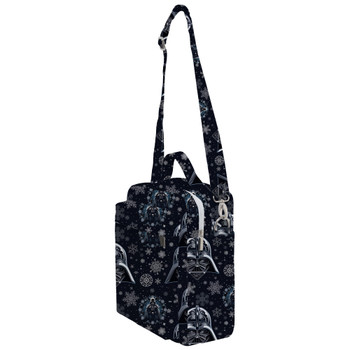 Crossbody Bag - Vader Winter Holiday Christmas Snowflakes