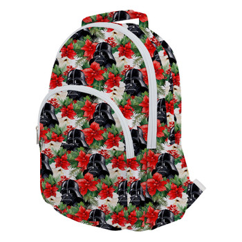 Pocket Backpack - Vader Holiday Christmas Poinsettias