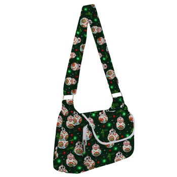 Shoulder Pocket Bag - Little Rolling Christmas Droid