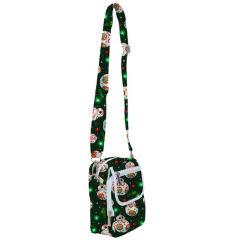 Belt Bag with Shoulder Strap - Little Rolling Christmas Droid